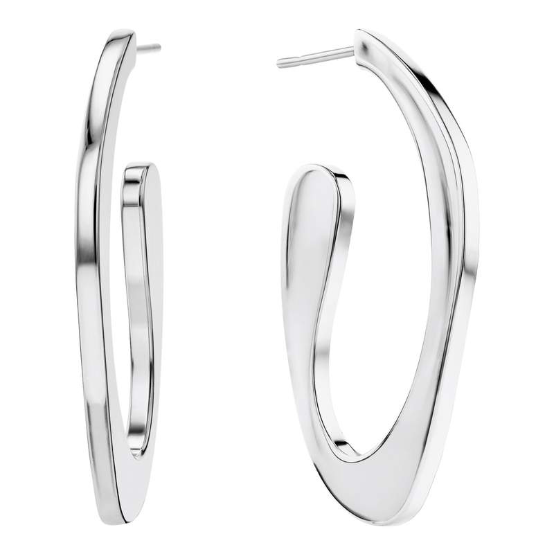 Boucles d'oreille acier - vue 1