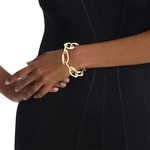 Bracelet CALVIN KLEIN acier doré - vue porté 1