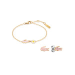 Bracelet acier doré jaune - vue 1