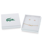 Yellow gold-plated steel bracelet - view D1