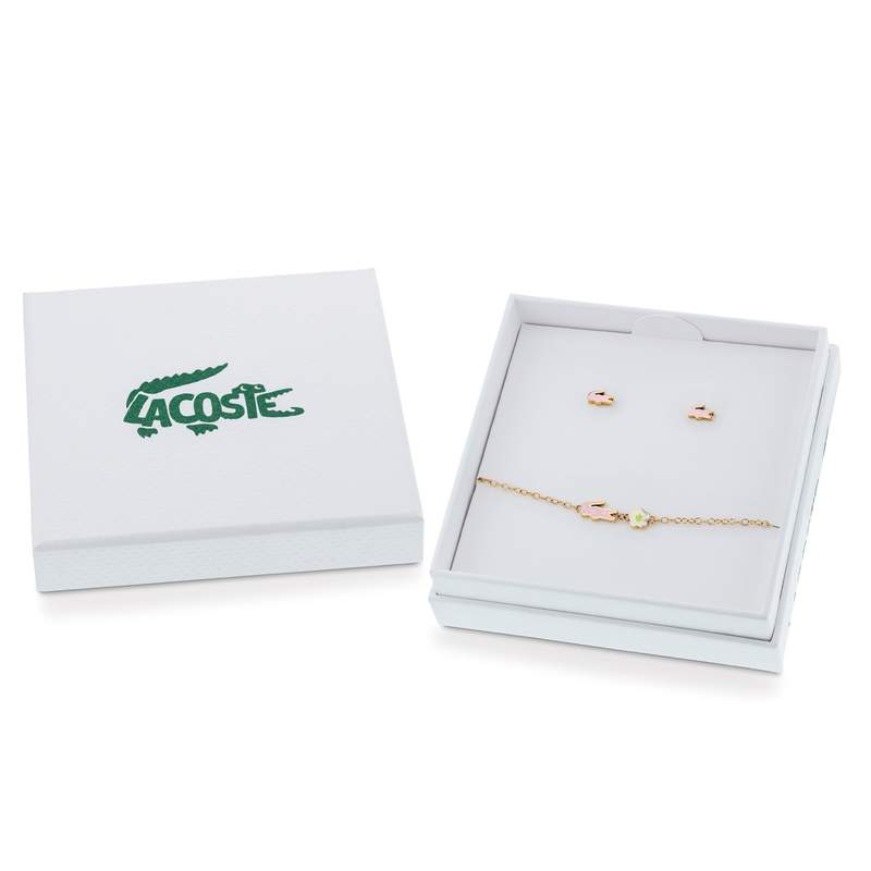 Bracelet acier doré jaune - vue D1