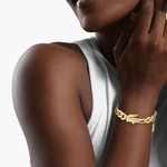 Bracelet acier doré jaune - vue porté 1