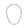 Collier acier argent 51cm - vue V1