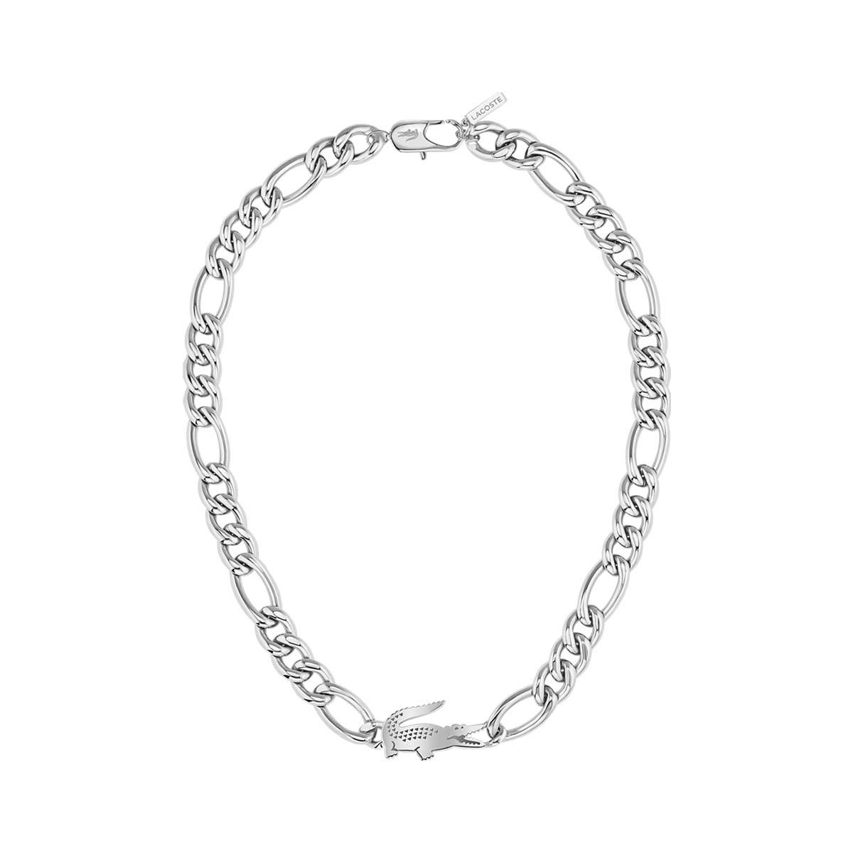 Collier acier argent 51cm