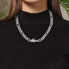 Collier acier 51cm - vue Vporté 1