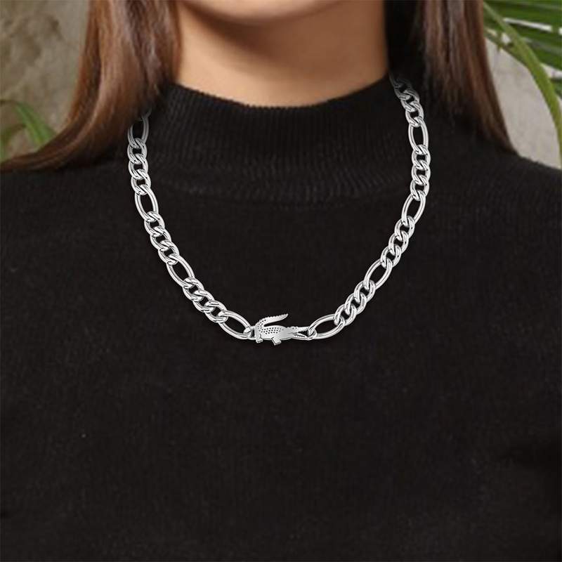 Collier acier 51cm - vue porté 1