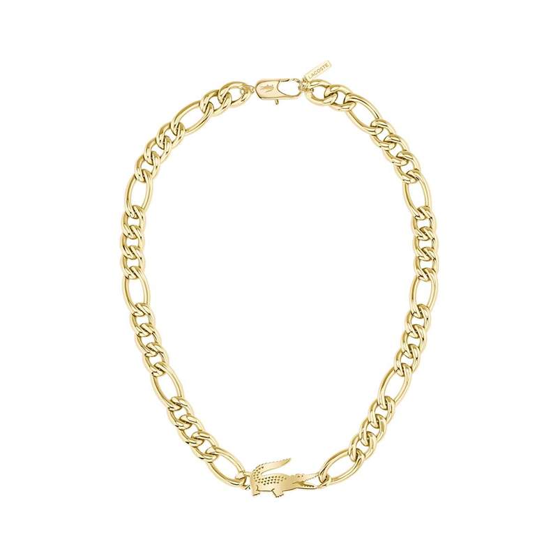 Collier acier doré jaune 51cm - vue 1