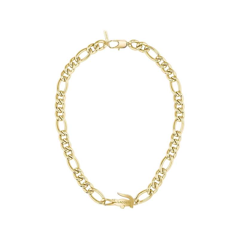 Collier acier doré jaune 51cm - vue 3