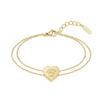 Bracelet acier doré jaune - vue 1