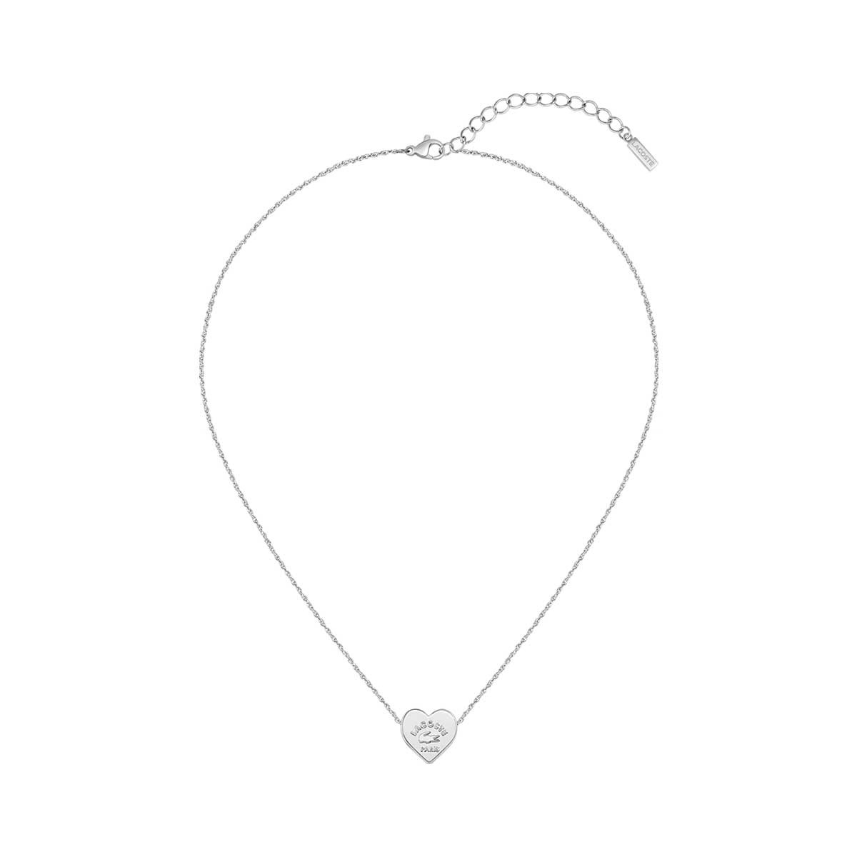 Collier acier argent 41cm