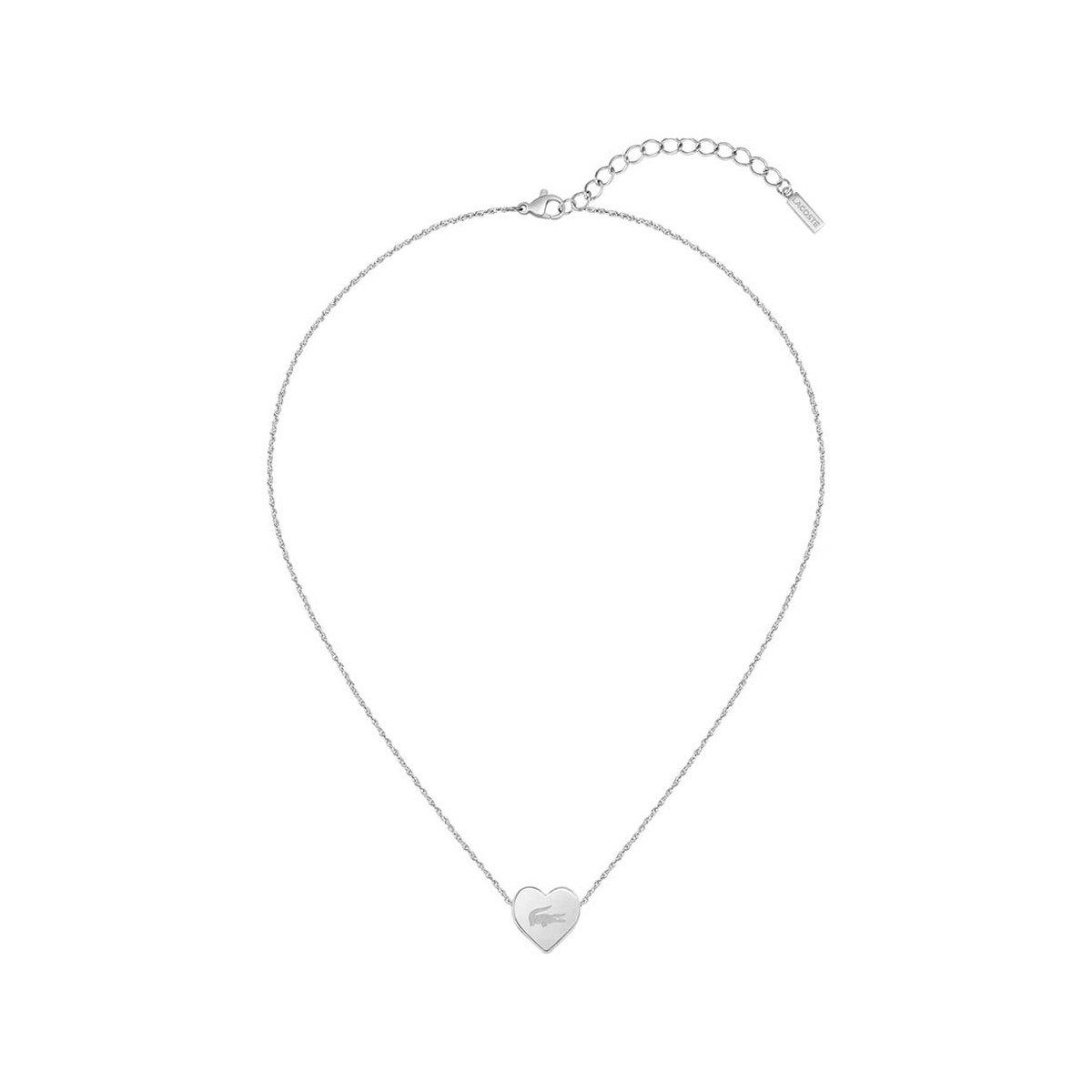 Collier acier argent 41cm - vue 3