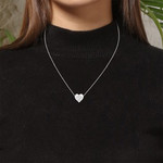 Collier acier 41cm - vue porté 1