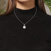 Collier LACOSTE MOMENTO acier 46 cm - vue Vporté 1