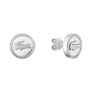 Boucles d'oreille acier argent