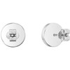 Boucles d'oreille acier - vue V3
