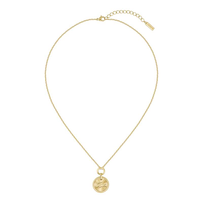 Collier LACOSTE MOMENTO acier doré  46cm - vue 1