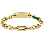 Bracelet acier vert fonce - vue 3
