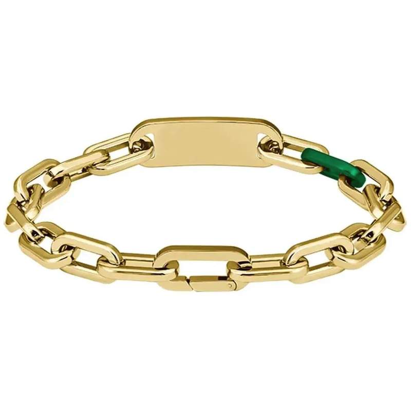 Bracelet acier vert fonce - vue 3