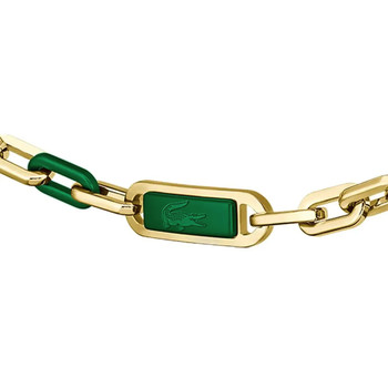 Bracelet acier vert fonce