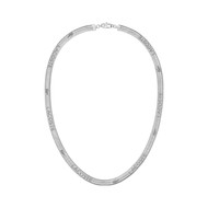 Collier acier argent 60cm