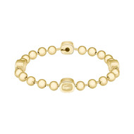 Bracelet acier doré jaune