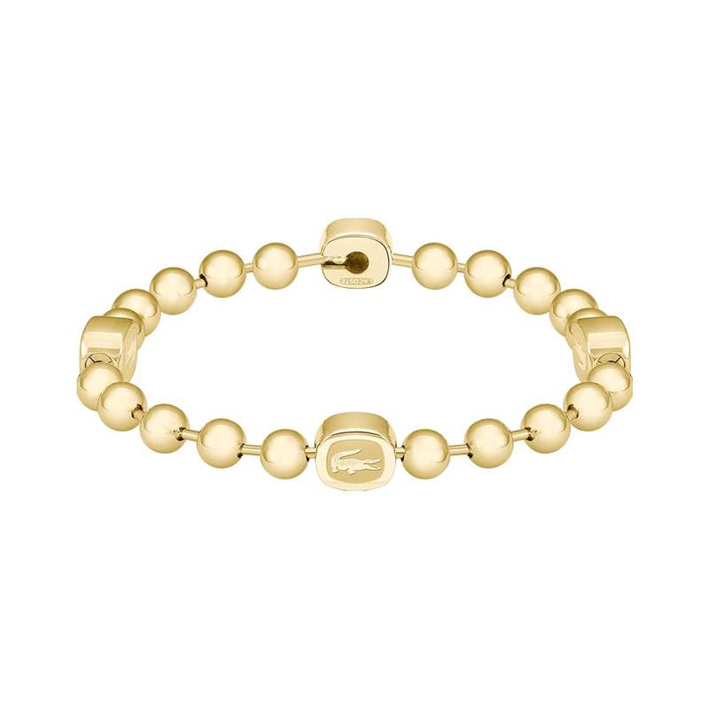 Yellow gold-plated steel bracelet - view 1
