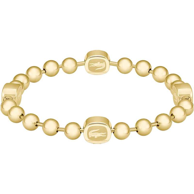 Steel bracelet yellow gold - view 3