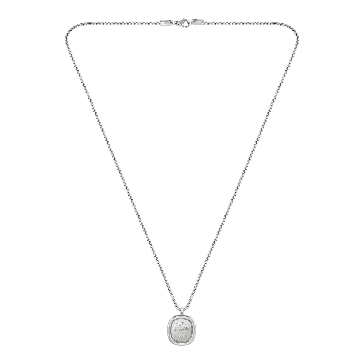 Collier acier argent 56cm