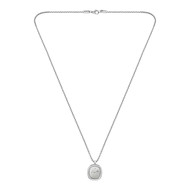 Collier acier argent 56cm