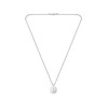 Collier acier argent 56cm - vue V3