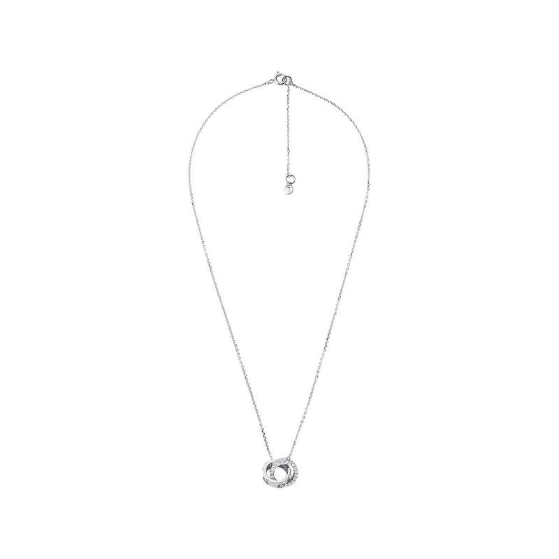 Collier MICHAEL KORS argent argent oxyde de zirconiums longueur 46cm - vue 2