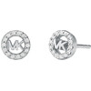 Boucles d'oreille argent argent oxyde de zirconiums - vue V1