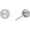 Boucles d'oreille argent argent oxyde de zirconiums - vue V3