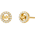 MICHAEL KORS-oorbellen van geelverguld zilver met zirkonia - afbeelding 1