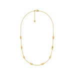 Collier MICHAEL KORS argent doré jaune longueur 43cm - vue 1