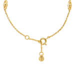 Bracelet MICHAEL KORS argent doré jaune longueur 18.5 cm - vue D2