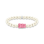 Bracelet THOMAS SABO Haribo rose argent et perles longueur 15 cm - vue 1