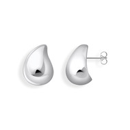 Boucles d'oreilles argent gris