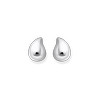 Boucles d'oreilles argent gris - vue V2