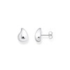 Boucles d'oreilles argent gris - vue V1