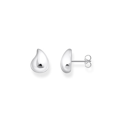 Boucles d'oreilles argent gris - vue 1