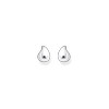 Boucles d'oreilles argent gris - vue V2