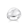 Bague THOMAS SABO argent goutte organique - vue V1