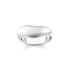 Bague THOMAS SABO argent goutte organique - vue V1