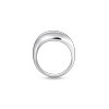 Bague THOMAS SABO argent goutte organique - vue V2