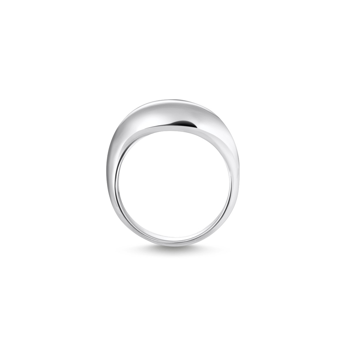 Bague THOMAS SABO argent goutte organique - vue 2