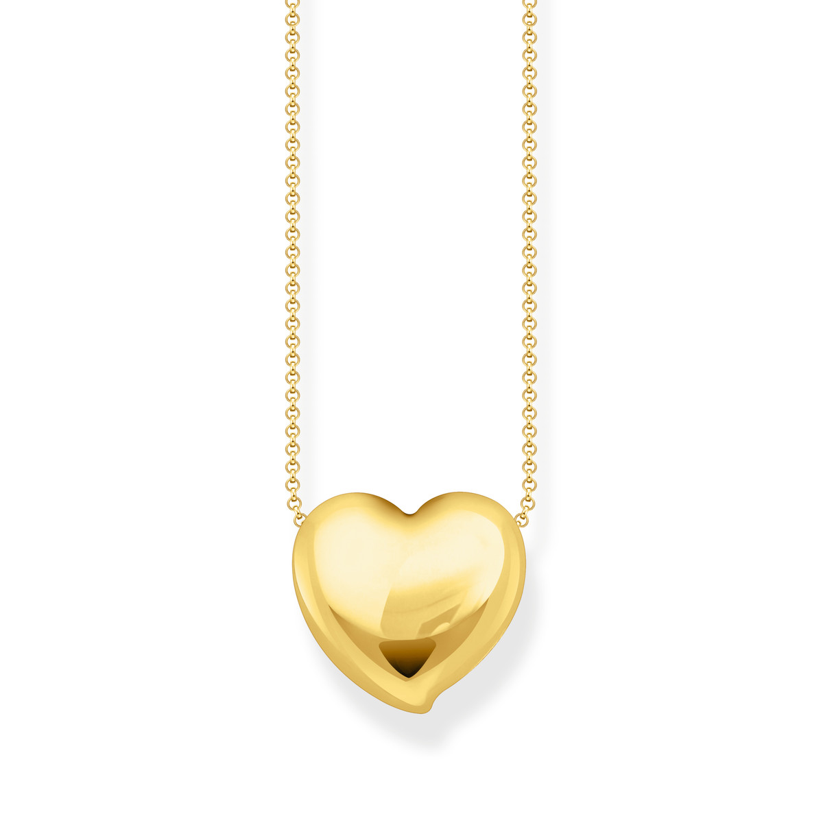 Collier THOMAS SABO argent doré jaune coeur