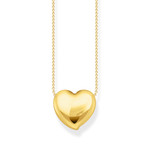 Collier THOMAS SABO argent doré jaune coeur - vue 1