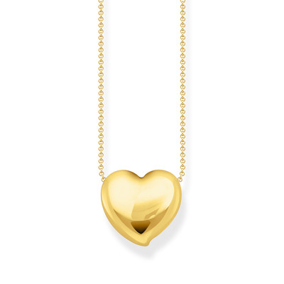 Necklace THOMAS SABO silver gold yellow heart