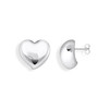 Boucles d'oreilles argent gris - vue V1